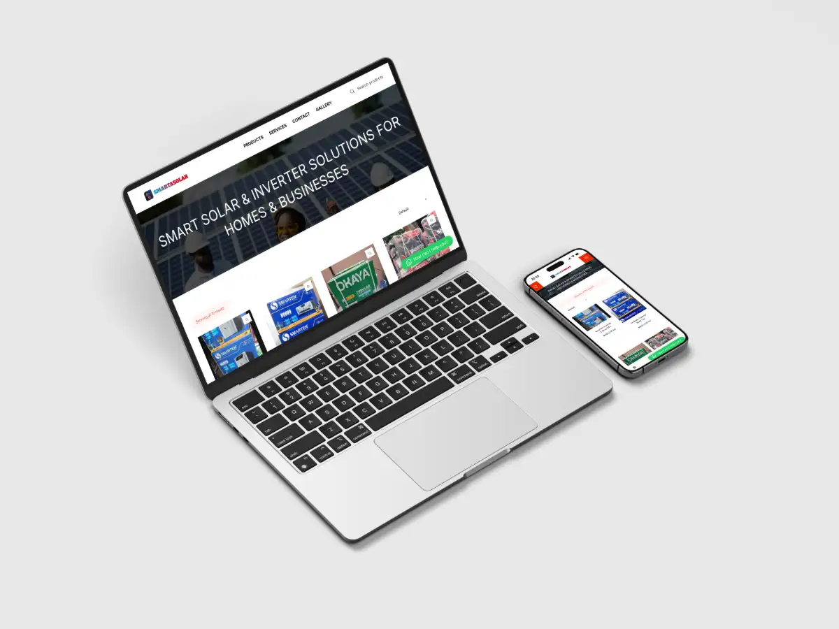 Smarta Solar Mockup
